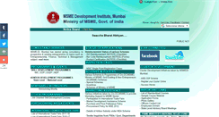 Desktop Screenshot of msmedimumbai.gov.in